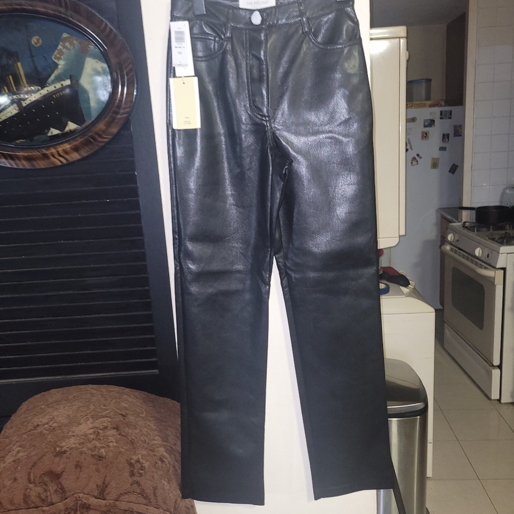 NWT WILFRED MELINA VEGAN LEATHER PANTS